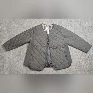 Nwt Philosophy Quilted Gray Jacket | Women’s NWT Lightweight Zip Coat